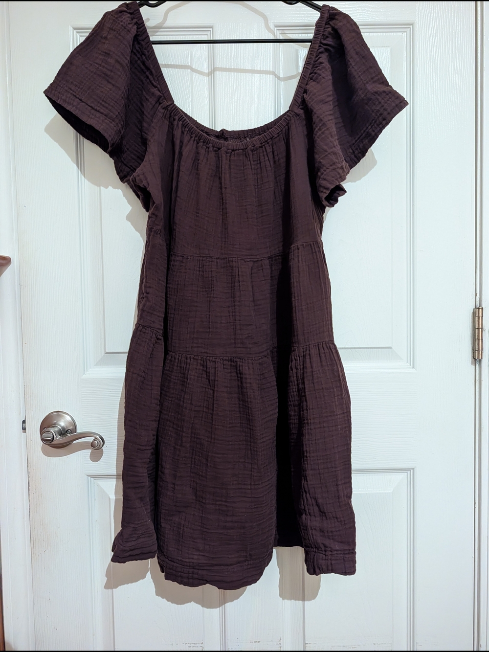 Old Navy Plum Tiered Maxi Dress